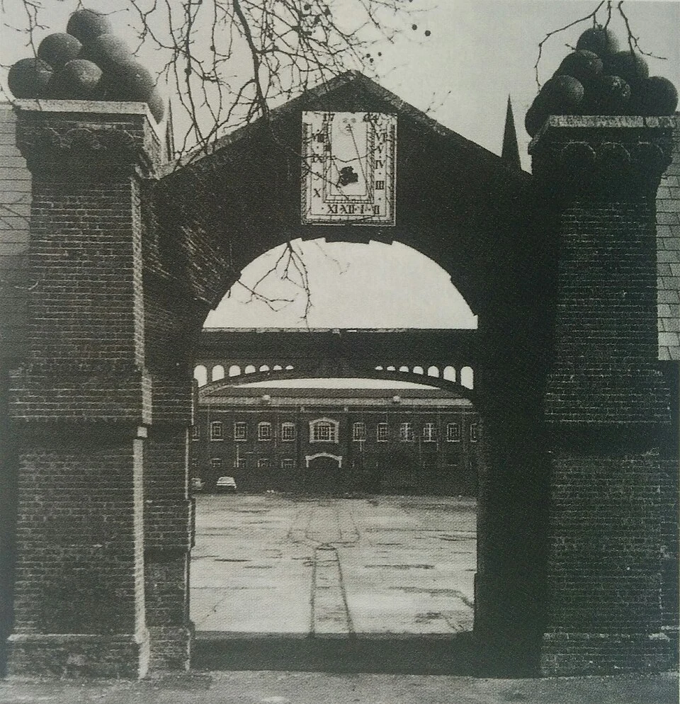 Dial Square entrance arch at the Royal Arsenal in Woolwich, where Arsenal was founded in 1886
